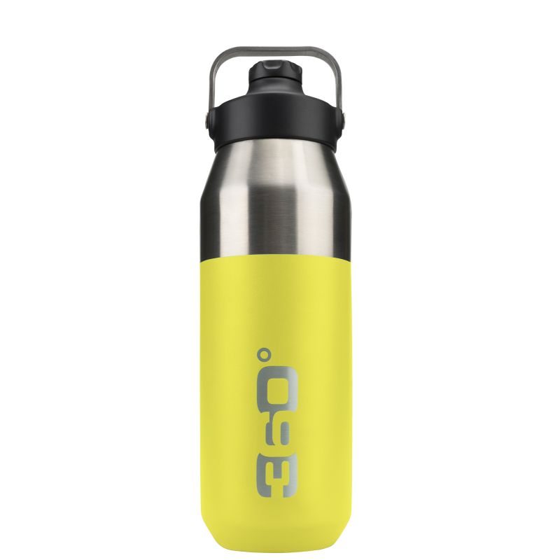 360° Bouteille Grande Ouverture Insulated Sipper Cap - Isolerad vattenflaska Lime 750 mL