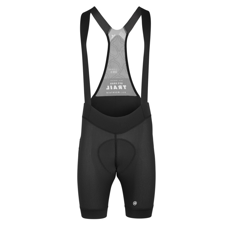 Assos Trail Liner Bib Shorts – Cykelbyxa Herr Black Series M