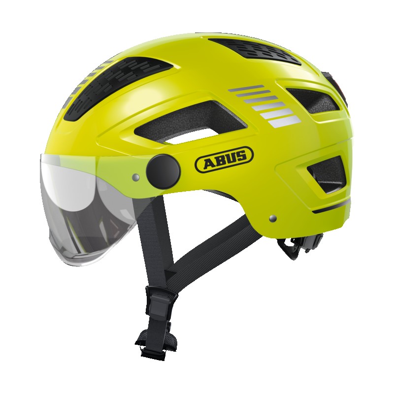 Abus Hyban 2.0 Ace - Cykelhjälm Signal Yellow L (56 - 61 cm)
