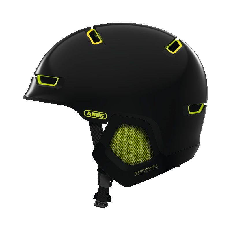 Abus Scraper 3.0 ERA - Cykelhjälm Shiny Black M (54 - 58 cm)