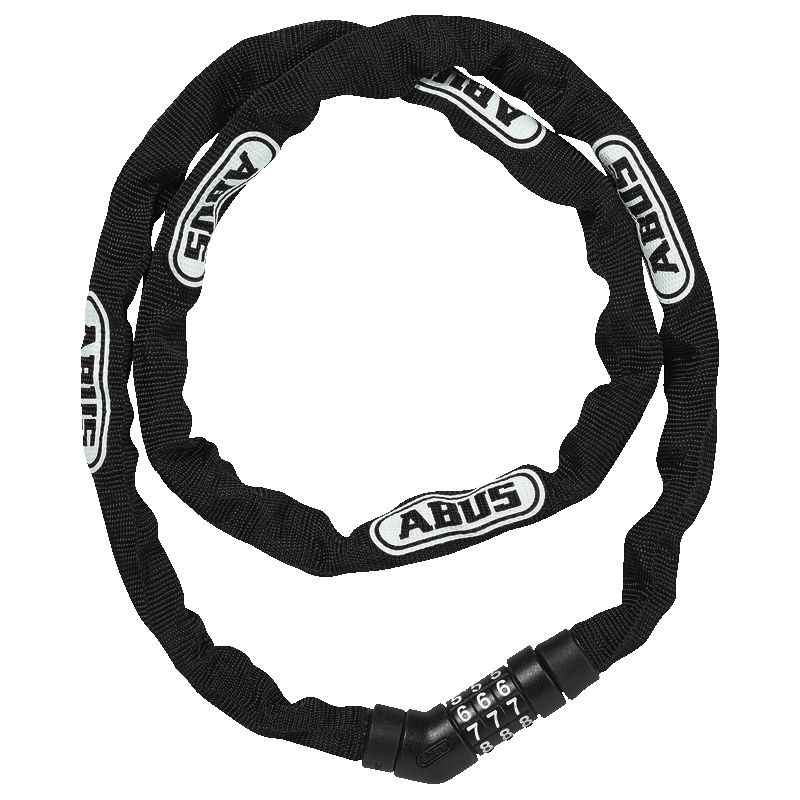 Abus Steel-O-Chain 4804C/110 - Kabellås Black Unik storlek