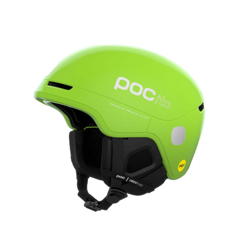 Poc POCito Obex MIPS – Skidhjälm Fluorescent Yellow / Green 55 – 58 cm
