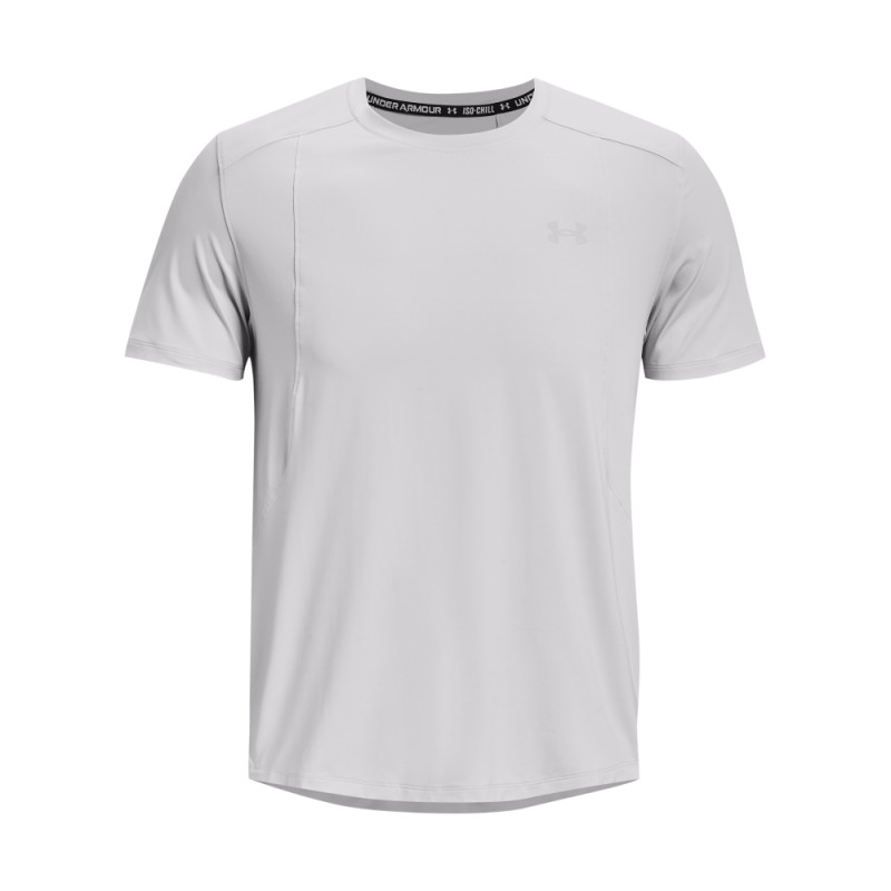 Under Armour UA Iso-Chill Laser Tee T-shirt Herr Gray S