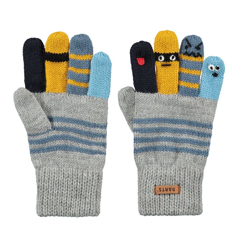 Barts Puppeteer Gloves – Handskar – Barn Heather Grey – old Taille 4