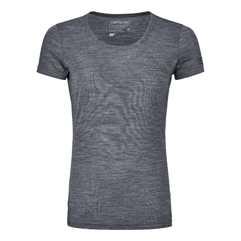 Ortovox 150 Cool Clean TS – T-shirt – Dam Black Steel Blend S