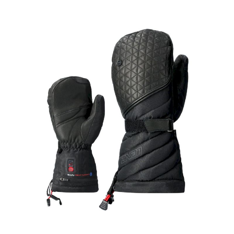 Lenz Heat Glove 6.0 Finger Cap Mittens – Handskar – Dam Black L