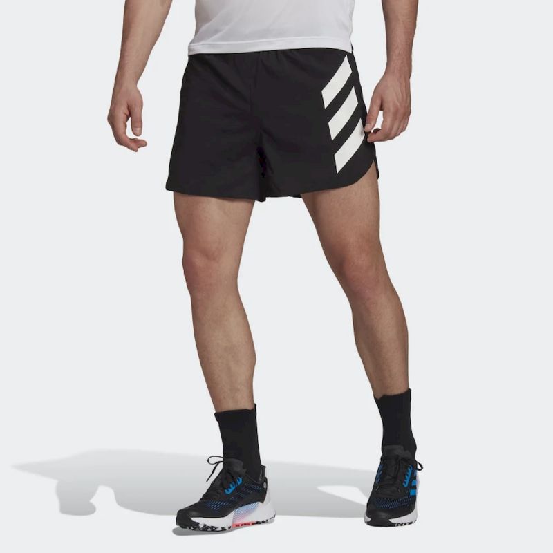 adidas Terrex Agravic Short - Trail shorts - Herr Black XS - Inseam 5