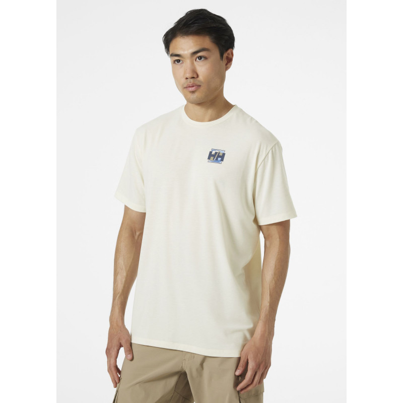 Helly Hansen Skog Recycled Graphic T-Shirt - T-shirt - Herr Snow S