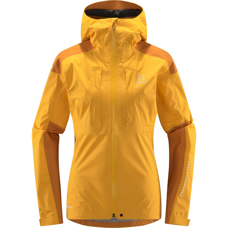 Haglöfs L.I.M Rugged GTX Jacket – Regnjacka – Dam Sunny Yellow / Desert Yellow XL