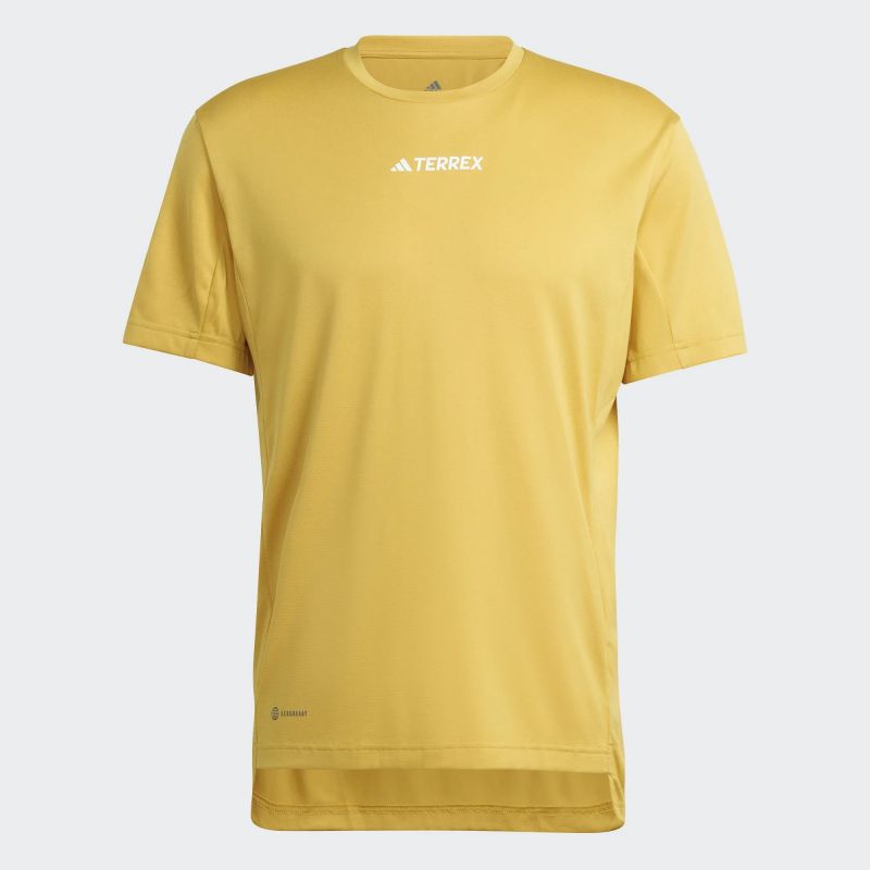 adidas MT Tee - T-shirt - Herr Preloved Yellow S