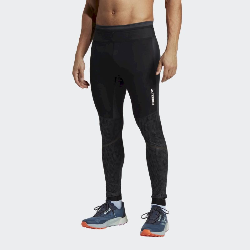 adidas Agravic tight - Löparbyxa - Herr Carbon L