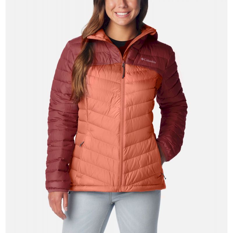 Columbia Westridge Hooded Down Jacket - Dunjacka - Dam Beetroot